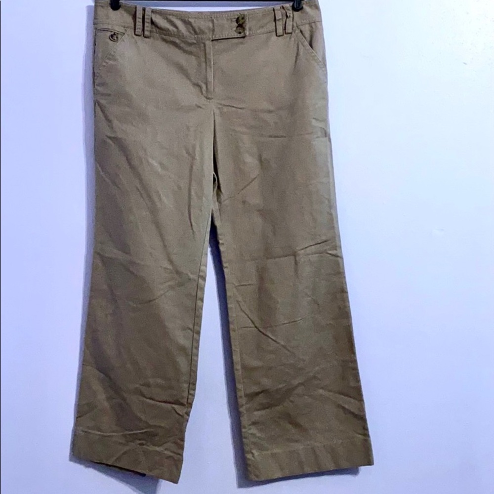 Ann Taylor Signature Trouser - low-rise Khaki SZ16
